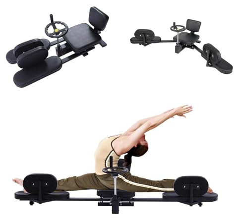 Máquina de división de piernas de alta resistencia para estiramiento de piernas, máquina de prensa de piernas, equipo de estiramiento de flexibilidad para ballet, yoga, danza, ejercicio de gimnasio