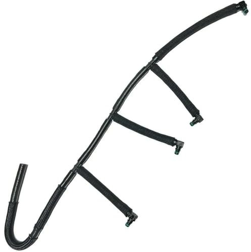 Amazleer Injector Leak Off Return Pipe for VW TDI Golf, Passat, Polo, Caddy, Beetle, for Au-di A1, A3, Seat Ibiza, Leon, Toledo, Skoda Octavia, Superb, Fabia, Rapid OE 03L130235AF, 03L130235A