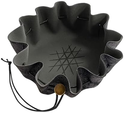 Custodia multifunzionale per dadi pratica scatola di immagazzinaggio per gioco con coulisse borsa con coulisse sacchetto di stoccaggio per gioielli moneta, Wyrdr mondiale, Taglia unica