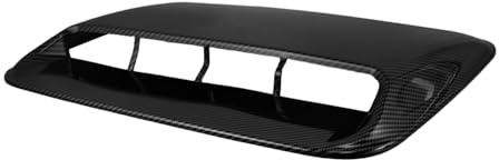 CLISPEED Decorazione Presa d Aria Cofano Auto Foglia Design Copertura Ventilazione Aspirazione Aria Effetto Realistico Facile Installazione Accessorio Esterno Elegante per Motore