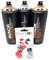Montana Black Sprühdosen Set, Gold + Silber + Copper Chrom-Farben + 10 Ersatzsprühköpfe - 3 x 400ml