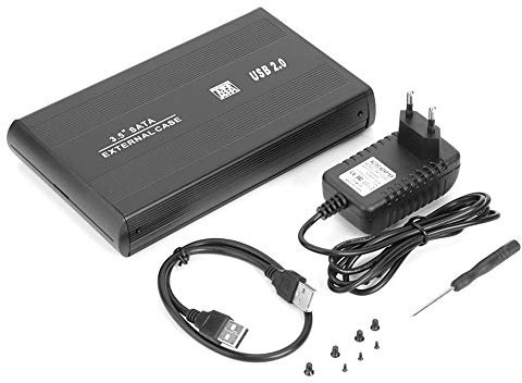 Box Esterno per Disco Rigido Sata 3,5 Usb Hdd Esterno Case Box in Alluminio Per HARDISK HARD DISK HD 3.5 SATA USB 2.0 HDD