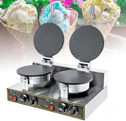 Macchina elettrica commerciale per rotoli di uova, macchina per cono gelato, macchina elettrica per cono per cialde, macchina per cono per cialde per casa, cono gelato fai da te fatto in casa, teglia