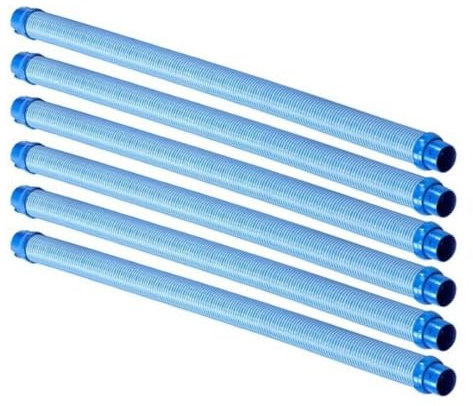 GALYON - Set di 6 sezioni di tubi compatibili con Zodiac T3, T5 Duo e MX - 6 x 1 m - per aspirapolvere idraulici - Colore blu