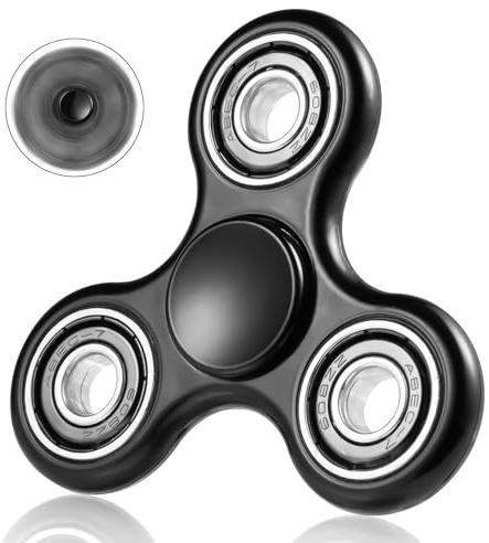 Makorobi Fidget Spinner 1 Pack, Sensory Fidget Toy Anxiety Relief for Adults, Stress Relief Fidget Toys for Adults Kids 8-12 with ADHD Autism, Birthday Gifts Classroom Prize for Kids Teens