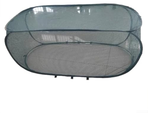 Jaula de malla eficaz para plantas con picos de tierra diseñada para mantener las verduras y flores a salvo de daños climáticos (115 x 40 x 45 cm)