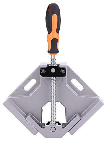 Winkelspanner 90 Grad, Aluminium-Legierung Eckspanner Legierung Ecke Klemme Rechtwinkel Eckzwinge Winkelzwinge, für Holzbearbeitung, Schweißen, Bilderrahmen