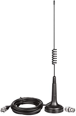 Bingfu 27MHz CB Radio Antenna PL259 & BNC Male Magnetic Base Compatible with Cobra Midland Uniden Maxon President Vehicle Car Truck Mobile Handheld CB Radio