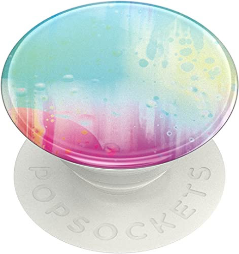 PopSockets Poignée de téléphone avec béquille Extensible, PopGrip Multicolore – Spray Pastel