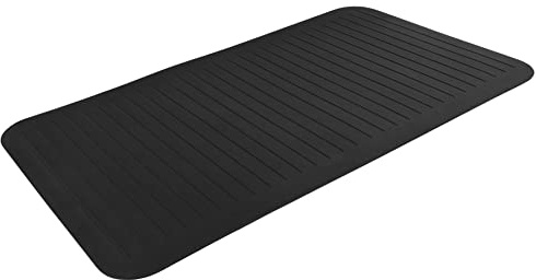 Imstande Anti-Ermüdungsmatte | Comfy-b | ergonomische Stehmatte für Büro Schreibtisch Arbeitsplatz und Stehpult | rückenfreundlich | rutschfest PU-Oberfläche schwarz leicht zu reinigen