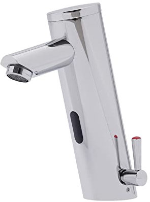 Automatischer Sensor-Wasserhahn für Waschbecken Badezimmer Automatischer Waschtischarmatur Handwaschbecken Mischbatterie Badarmatur Batteriebetrieb