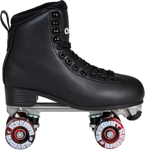 Chaya Roller Skates Classic Dance - Roller Skates for Men and Women in Retro Look for Roller Disco - Roller Shoes in Red