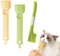 Tbczvx Cat Treat Spoon,Cat Spoon Cat Cat Treat Dispenser Cat Treat Spoon Squeeze 1 Orange and 1 Green Cat Bar Feeding 1 Green Spoon for Feeding and Easy Hanging Food Feeding Spoon