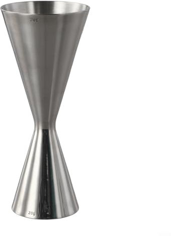 Jigger professionale in acciaio inox per cocktail che rende un must have per ogni bar di casa (30/60 ml)
