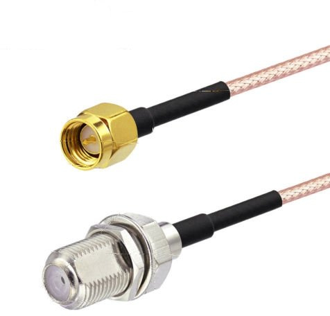 SMA Male to F Type Female Cable 30cm for TV DVB-T2 SDR USB Stick Receiver Tuner USA Shipping