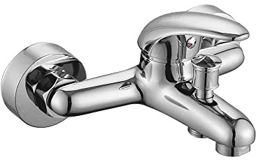 DP Grifería GS10083 Grifo Monomando de Bañera, Plata