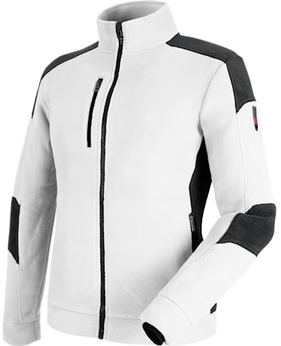 WÜRTH MODYF Fleecejacke weiß und anthrazit Cetus - Größe XL