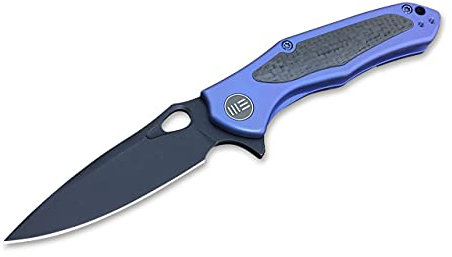WE Knife Unisex – Erwachsene Vapor 804A Blue/Black Taschenmesser, Blau, 17,3 cm