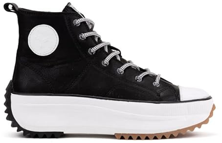 Yumas Zapatilla Sneaker Nahla Negro para Mujer con Cierre de Cordoneras. Talla 38