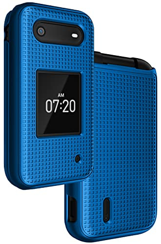 Nakedcellphone Grid Series for Nokia 2760 2780 Flip Phone Case - Blue