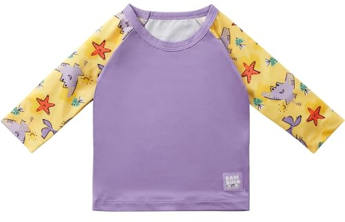 Bambino Mio, Camiseta Bañador de Manga comprida con protección Solar UPF40+, Amigos de la Arena, (<6 Meses)