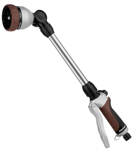 RESTMO Watering Lance for Garden Hose Metal Spray Lance