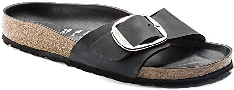 Birkenstock Damen Sandale Madrid Big Buckle geöltes Nubukleder