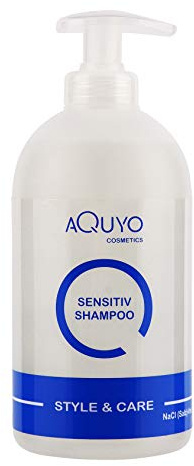 Style & Care Sensitive Shampoo für trockene, empfindliche und juckende Kopfhaut (500ml) | Mildes Shampoo für trockene und fettige Haare | Haar und Kopfhautpflege | ohne Silikon, Salz und Parabene