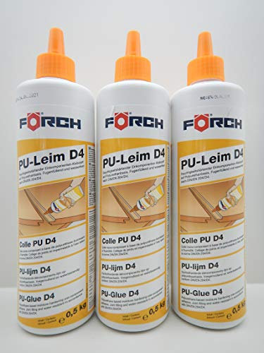 FÖRCH LEIM HOLZLEIM PU D4 LÖSEMITTELFREI REAKTIONSKLEBSTOFF HOLZ MDF 500g (3)