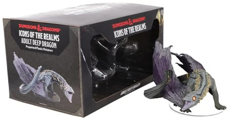 WizKids D&D Icons of The Realms: Adult Deep Dragon Pre-Painted Miniatures