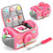 OUKNAK Tragetasche für Toniebox Starter Set, Aufbewahrungstasche für Audio Player Tragebox für Zubehör Reisetasche für Toniebox 2 (Pink Rainbow)