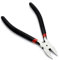 ZWWOGE Pinza Diagonale, Pinza a Taglio Laterale 6-inch, Taglierino di Precisione Ideale per DIY Model, Gioielli, Fiori Artificiali e Filo di Alluminio(nero)