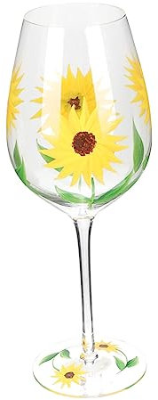 Mikikit Copa De Vino Estampada Flauta Decoración De Mesa Vidrio Duradero y Seguro