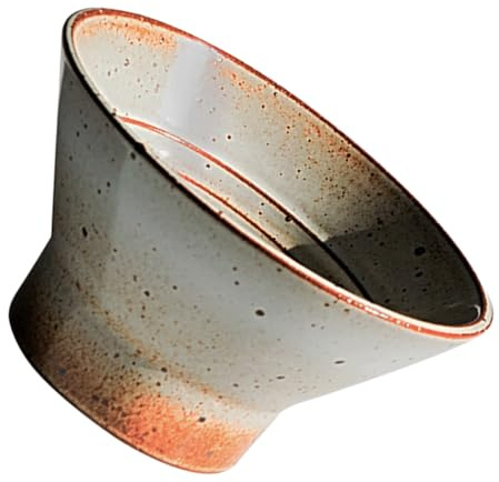 BIUDECO Ciotola Zuppa in Grezza Alta e Handmade Vintage per Casa Scodella Multiuso per Insalate e Brodo Design Retrò e Facile da Pulire