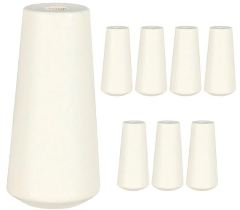 Lurrose 8 Tiradores de Madera para Persianas Color Beige Claro, Accesorios para Cortinas de Bambú, Perillas de Cordón para Persianas, Sujetacables para Ventanas, Paquete de 8 Unidades