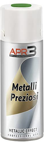 APR3 - S400DIAM5 Smalto Spray per Finiture Speciali Diamantate, Colore Verde, Bomboletta Spray in Banda Stagnata 100% Riciclabile all'Infinito da 400 ml