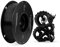 TINMORRY PLA Filament 1.75mm, Schnelles PLA 3D Druck Filament, Kompatibel mit den meisten FDM 3D Druckern, 1 KG 1 Spule, Schwarz
