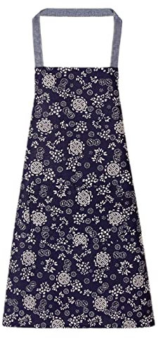 FAIRYGATE Cooking Apron Handmade Aprons for Women Apron with Pockets Adjustable Waterproof Bib for Kitchen Cooking Baking Household Cleaning A4006