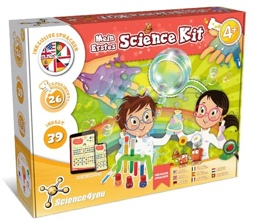 Science4you Ma première boîte d'expérimentation - Jeu d'expériences pour enfants à partir de 4 ans - Jouets et cadeaux pour garçons et filles à partir de 4, 5, 6, 7 ans et plus