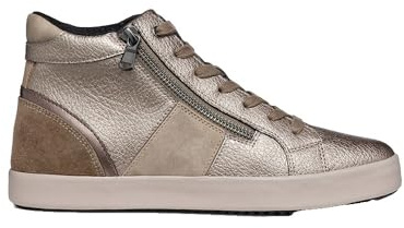 Geox Women's D Blomiee D Sneaker, Taupe, 6 UK