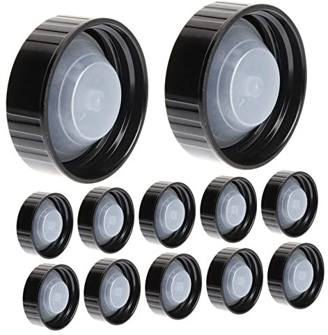 VINTORKY Lot De 12 Bouchons À Vis Pour Bouteilles De Vin Noires Étanches Et Hermétiques Pour Brassage Maison