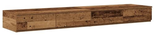 vidaXL Bettschubladen aus Altholz 160x36,5x16,5 cm aus Holzwerkstoff