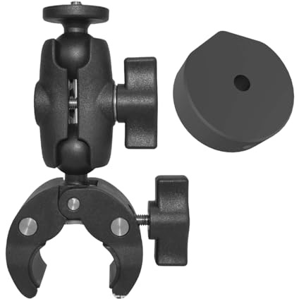 Roof Rack Mount, Satellite Pole Adapter, Adjustable Pipe Kit, Portable Car Bracket, Heavy Duty Vehicle Mounting System for Vehicles, Camping Setup, Installation, Travel Use, 6.69x0.79 Inches