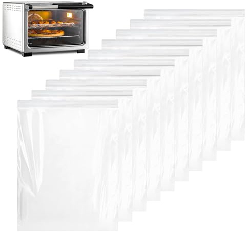 Rengöringspåsar För Spisgaller 10 Stycken Galler Avfettare Tvättpåse | Hushållsrensare För Ugnsgaller För Spis Grill Mikrovågsugn Brödrost Matlagning Bakning