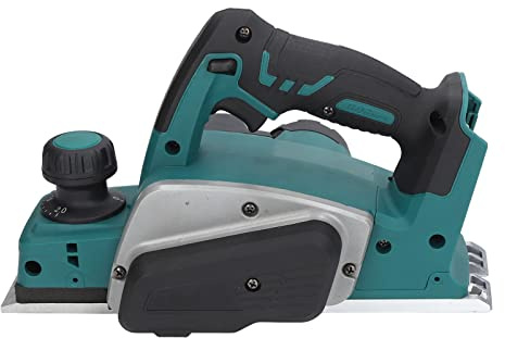 FTVOGUE Cepilladora Eléctrica, Material ABS, Herramienta Portátil de 12000 RPM para Carpintería, 82 Mm de Ancho, Eficiencia Inalámbrica para Entusiastas del Bricolaje