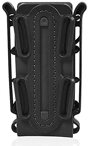 Gexgune 9mm Universal Pistole Magazin Beutel Holster Molle Gürtel Clips Taktische Fastmag Halter weiche Shell Tasche Singal Mag Carrier Jagd Airsoft Gear Fit für 45APC AK M4 G1ock