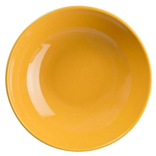 Secret de Gourmet - Lot de 6 Assiettes Creuses Colorama 20cm Jaune
