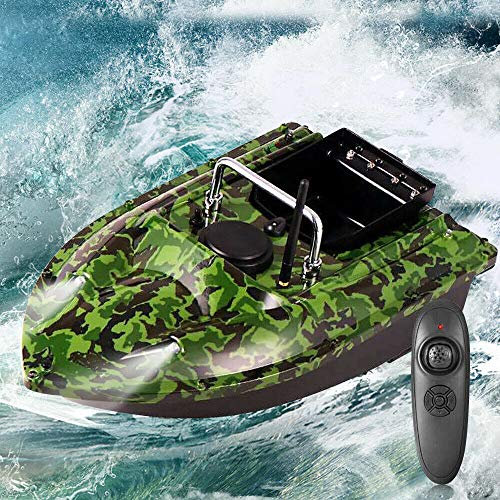 RibasuBB 500M RC Fischerei Köder Boot, Ferngesteuertes Boot zum Angeln, Futterboot Köderboot Baitboat Fischerköder Ferngesteuertes Fischerköderboot 500m