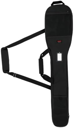 VISEMAN Lacrosse Stick Bag, Lacrosse Equipment Bag with Padded Straps, 46 Lacrosse Accessories Bag (Black)