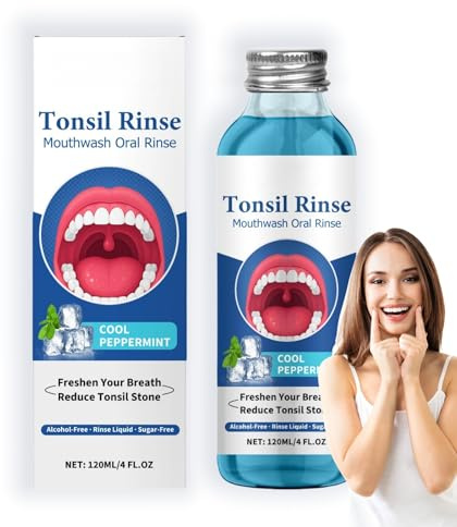 Tonsil Stone Mouthwash,Tonsil Stone Remover for Fresh Breath,Natural Mouth Rinse for Fresher Breath,Oral Rinse Liquid Mouth-wash,Relief Dry Mouth Mouth Wash,Mouth-Wash,Natural & Gentle Mouthwash